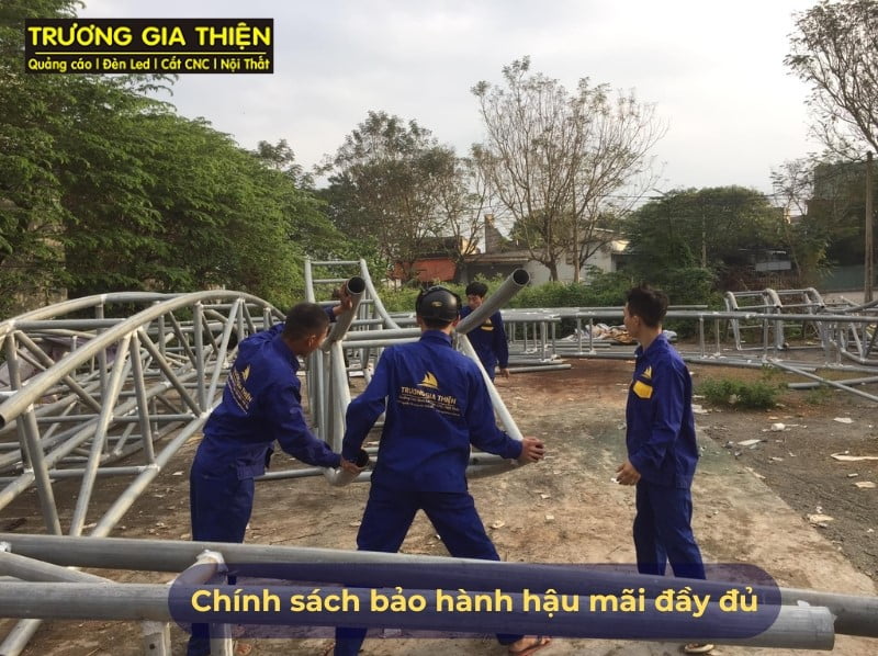 Chính sách bảo hành hậu mãi đầy đủ