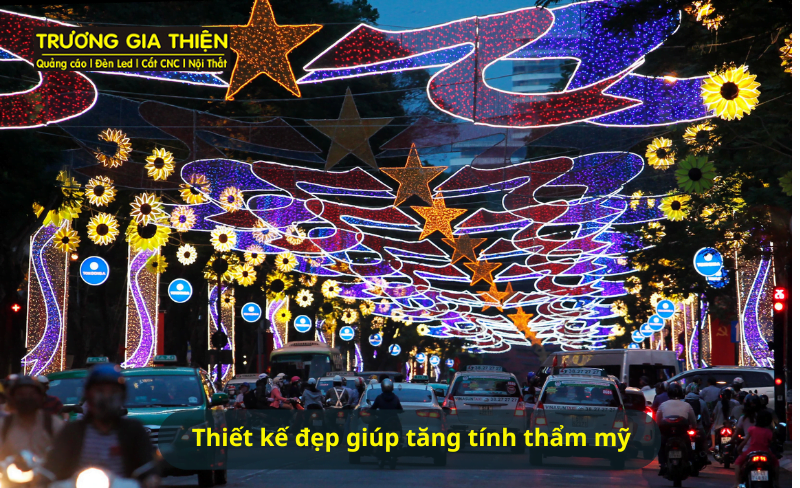 Thiết kế đẹp giúp tăng tính thẩm mỹ