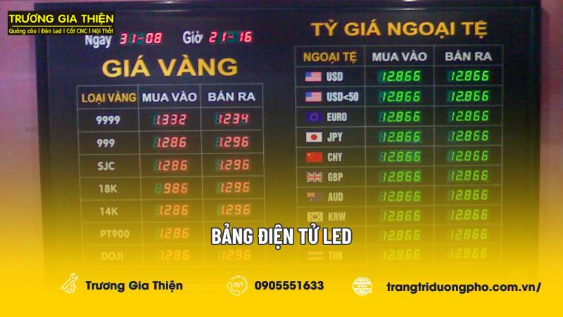 Báo Giá Bảng Điện Tử LED Chạy Chữ Uy Tín