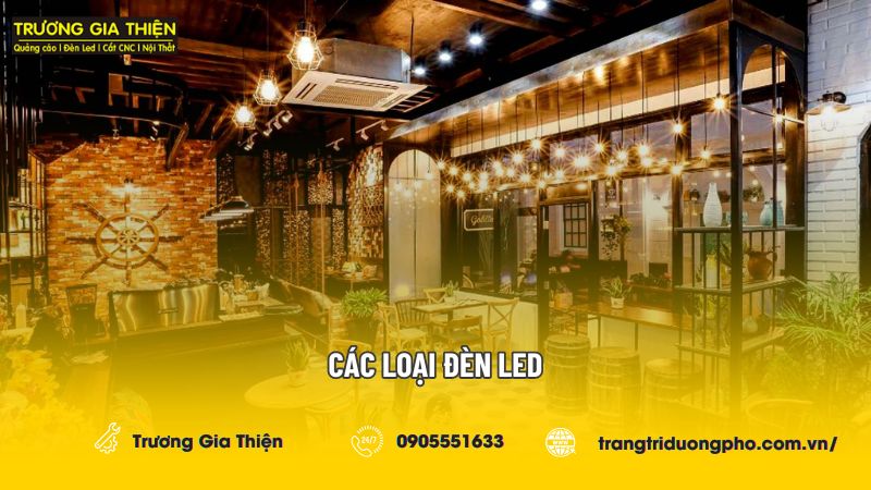 Các loại đèn LED trang trí, chiếu sáng ngoài trời hiệu suất cao