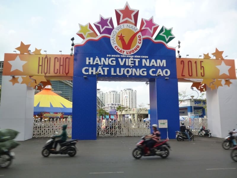 Cổng chào hội chợ