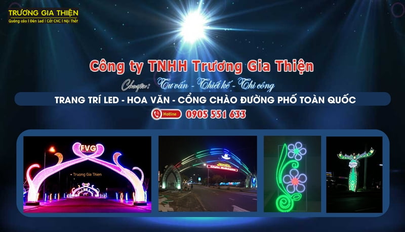 Đội ngũ chuyên trang trí hàng cây đô thị