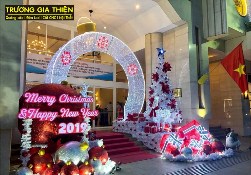 Tại sao cần trang trí cổng chào Noel đẹp