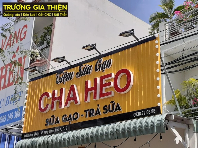 Các sản phẩm bảng quảng cáo tại Trương Gia Thiện đều được thi công một cách tỉ mỉ