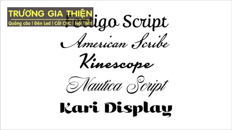 font chữ phải được chuyển về dạng vector (convert to outlines)