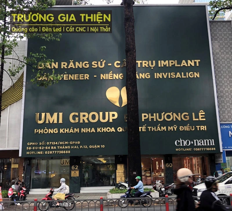 Mẫu thiết kế bảng hiệu hiện đại, phù hợp mọi lĩnh vực kinh doanh.