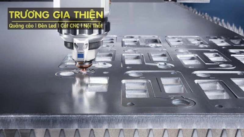Quy trình cắt laser inox tại xưởng gia công Trương Gia Thiện