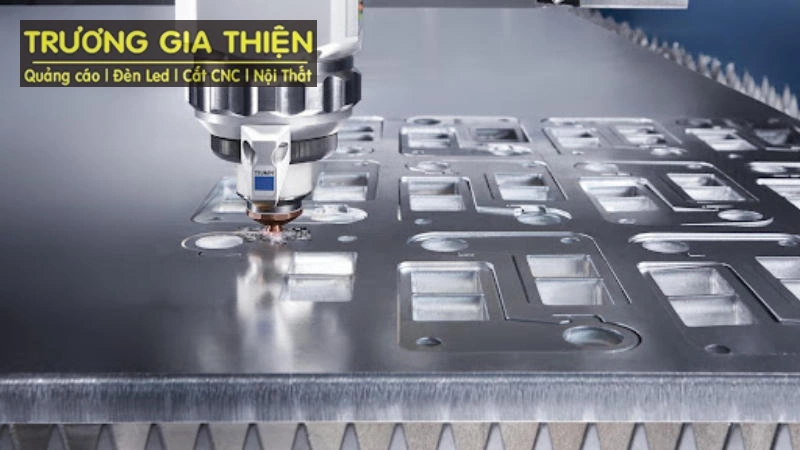 Quy trình cắt laser thép tấm chuyên nghiệp tại Trương Gia Thiện