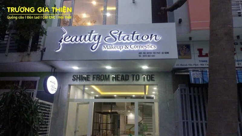 Mẫu chữ inox sáng chân đẹp