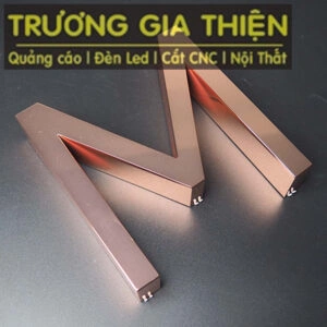 Bảng Giá Chữ Inox Mạ Đồng Mới Nhất 2025