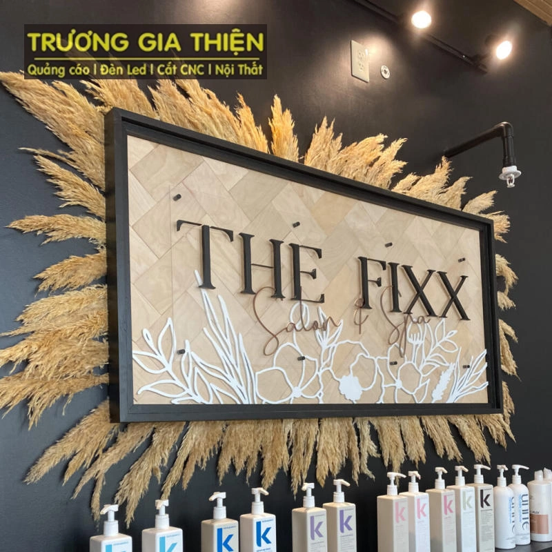 Nâng tầm đẳng cấp bảng hiệu Spa với chữ nổi inox