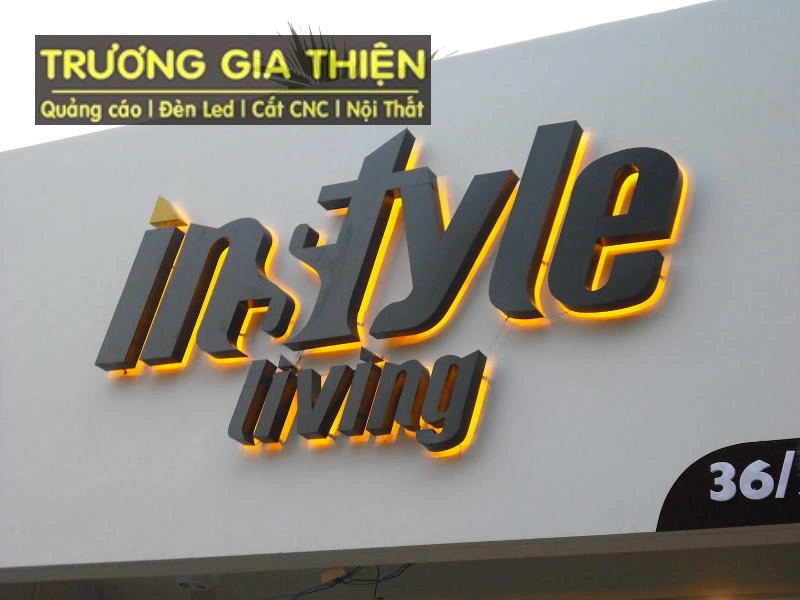 Bảng hiệu Mica Chữ Nổi