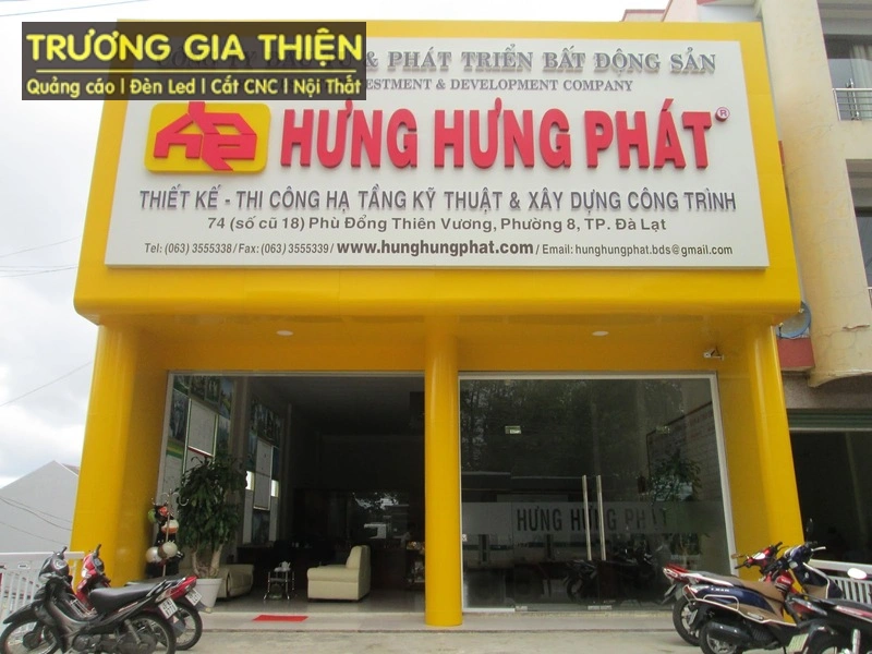 Bảng hiệu nền Alu