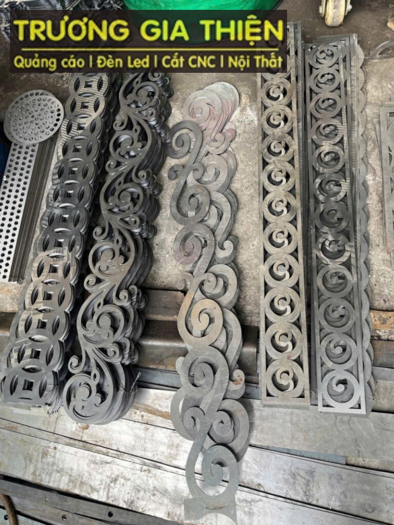 Sản phẩm cắt CNC sắt tạo nên không gian nội thất hiện đại và sang trọng