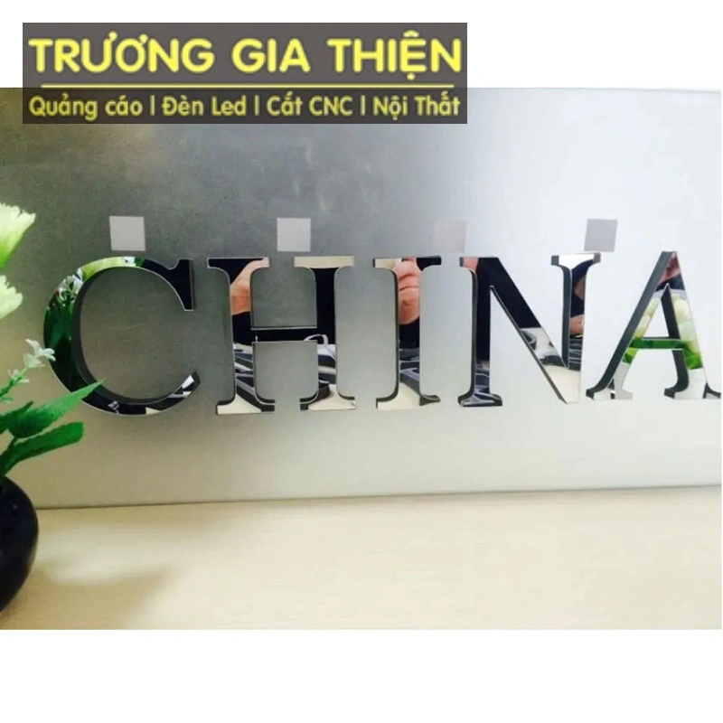 Chữ Inox 304 trắng gương