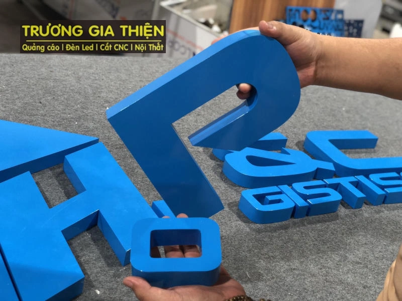 Chữ Inox Sơn Hấp Nhiệt Cao Cấp