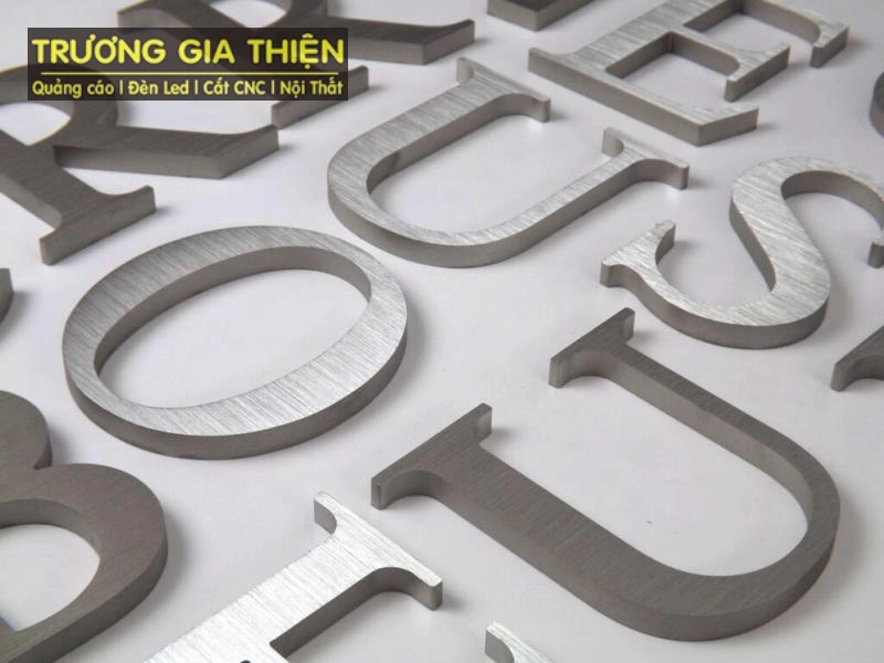Chữ inox trắng bóng​ tại chuyên nghiệp