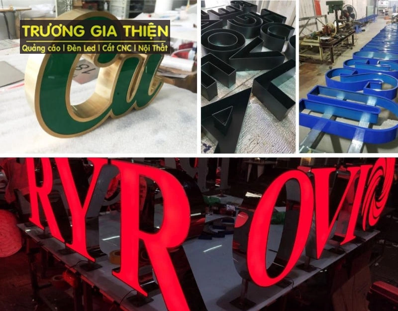 Giải pháp tối ưu cho bảng hiệu cần độ bền và tính thẩm mỹ cao.