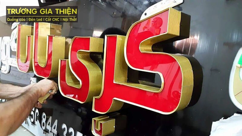 Nâng tầm "bộ mặt" dự án với Chữ Nổi Inox
