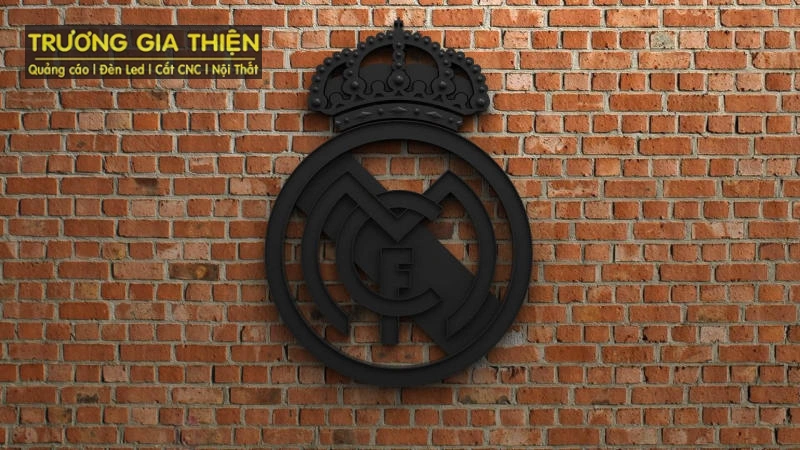 Logo 3D kích thước lớn 