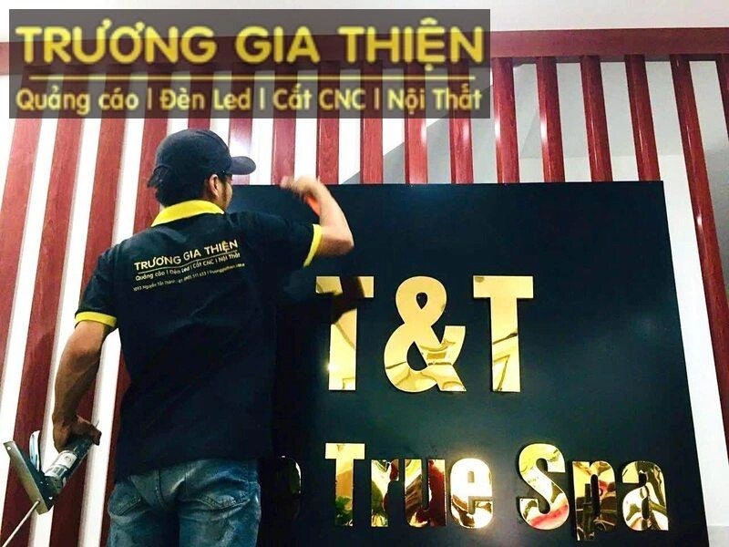 Trương Gia Thiện - chuyên làm chữ inox Đà Nẵng uy tín