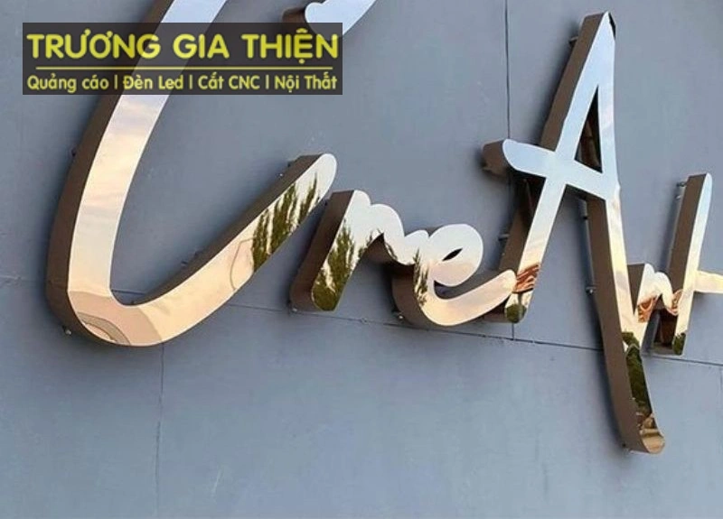 Tiêu chuẩn của một bộ chữ inox trắng gương "đẹp"?