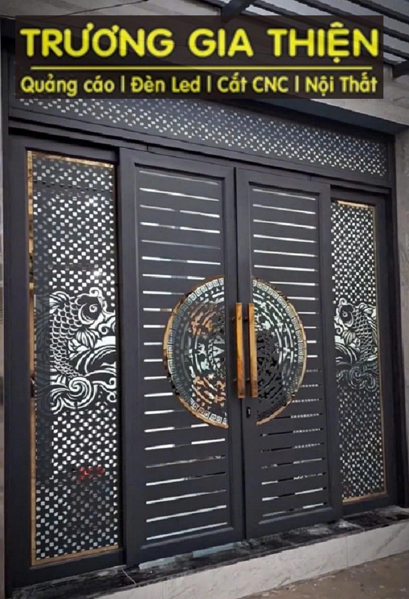 Báo giá cổng sắt cắt CNC tại TPHCM 2026