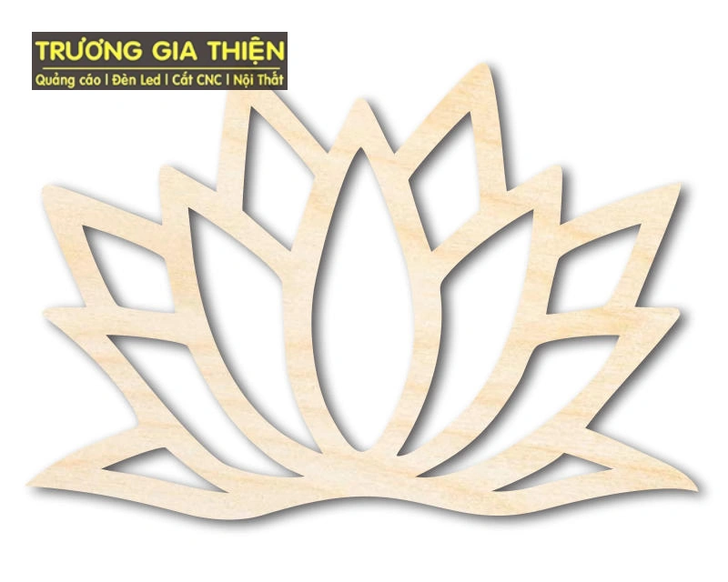 Cắt CNC Hình Hoa Sen