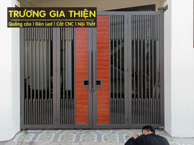 Mẫu cổng CNC họa tiết nghệ thuật cao