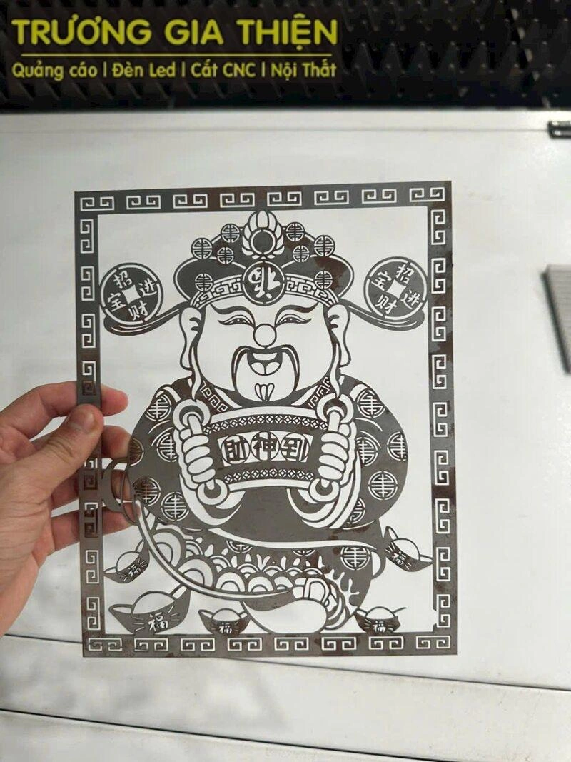 Cắt laser hoa văn trang trí