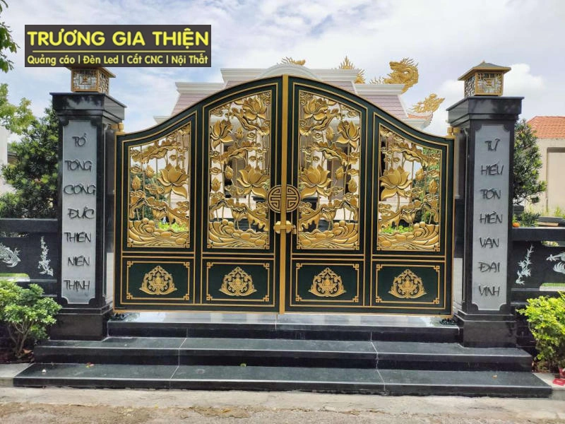 Cắt CNC hoa sen chuẩn từng đường nét