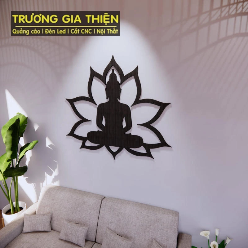 Mẫu hoa sen CNC nghệ thuật