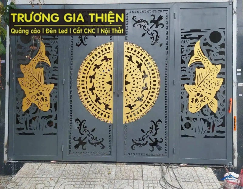 Thiết kế cổng CNC hiện đại