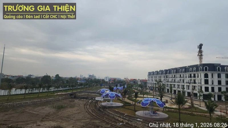 Artword chữ nổi cảnh quan đô thị