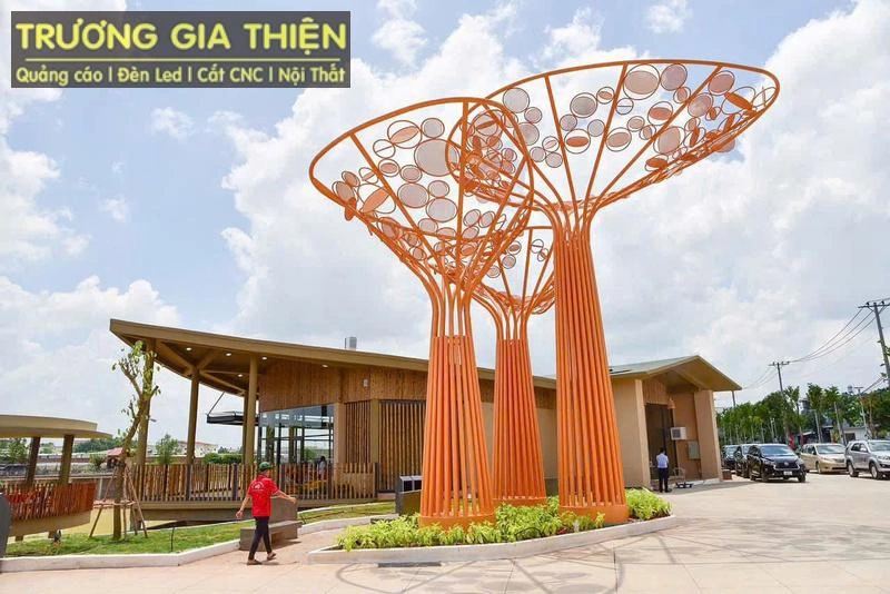 Artword trang trí công viên ven biển