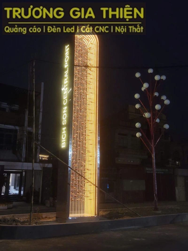 Artword trang trí tuyến phố du lịch