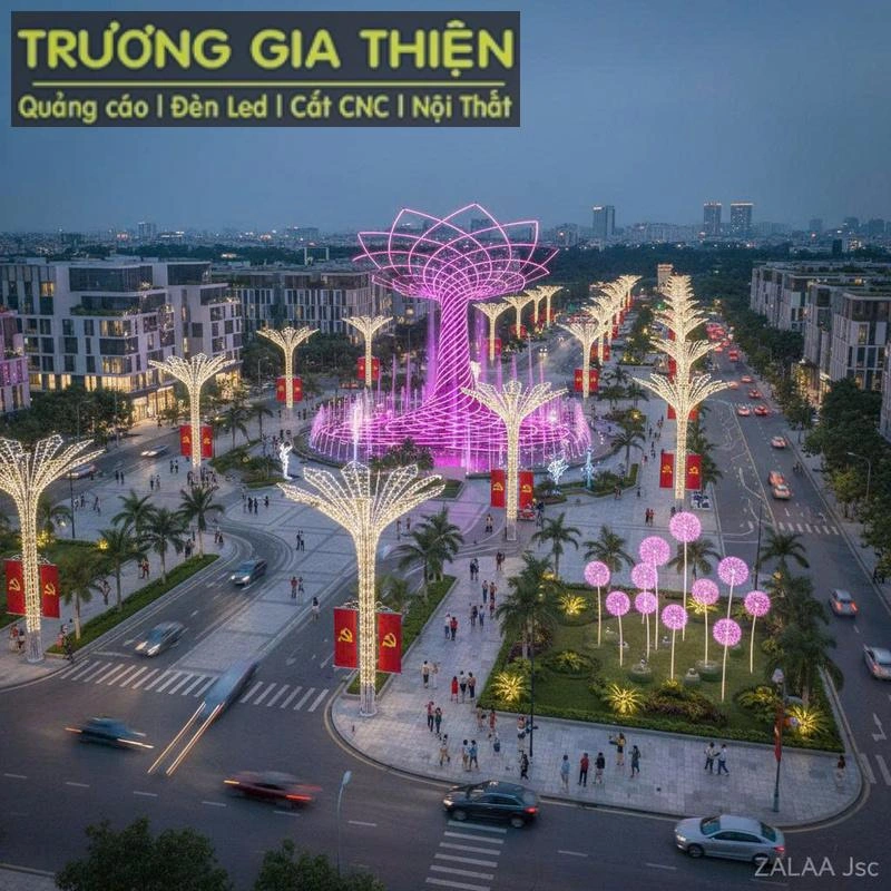 Gia công artword check in đường phố