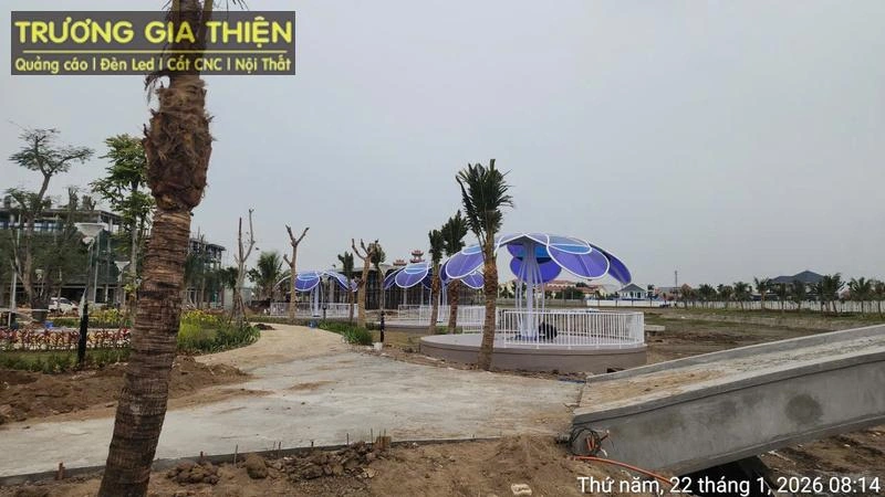 Thi công artword điểm nhấn cảnh quan