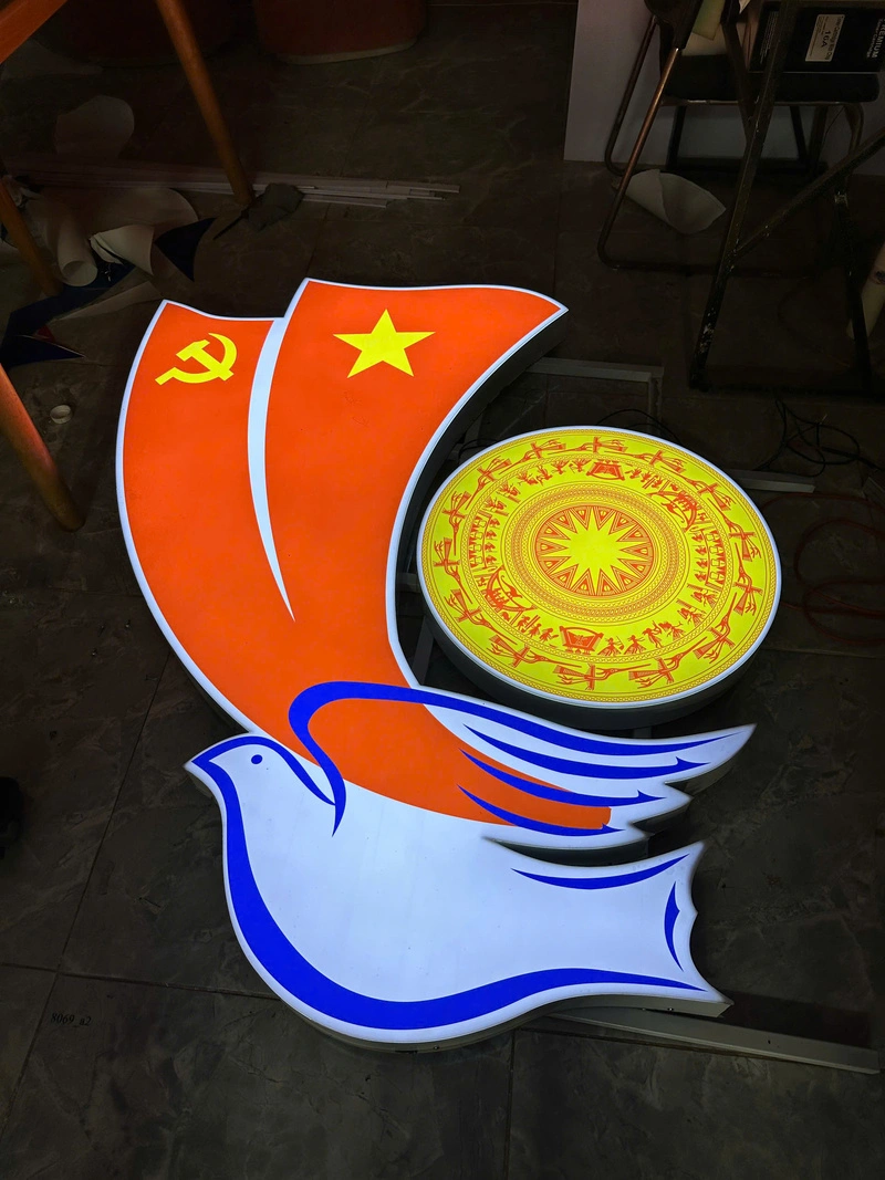 Hoa văn trống đồng ấn tượng, dùng để tô điểm trung tâm đô thị hiện đại