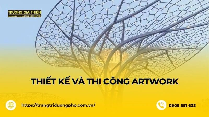 Trương Gia Thiện thi công artwork chuyên nghiệp