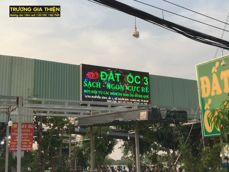 Bảng Hiệu LED Ngoài Trời: Thông Số Kỹ Thuật & Phân Loại