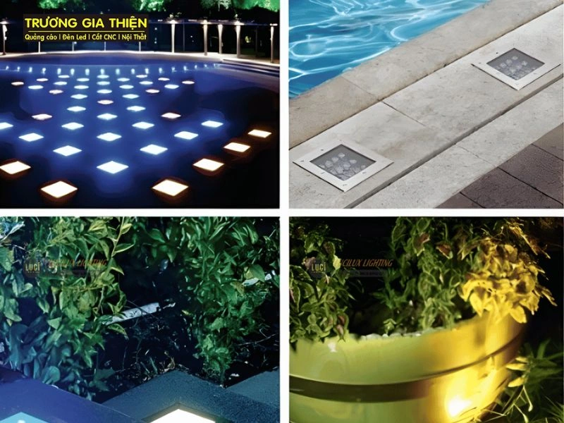 Đèn âm đất và âm nước