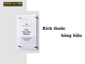 Cập nhật kích thước bảng hiệu ngoài trời quy chuẩn mới nhất